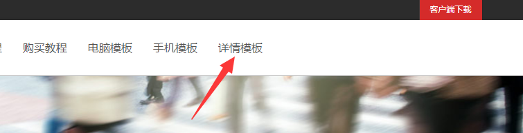 点击详情模板按钮